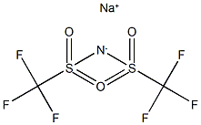 ビス(トリフルオロメタンスルホニル)イミドナトリウム 化学構造式