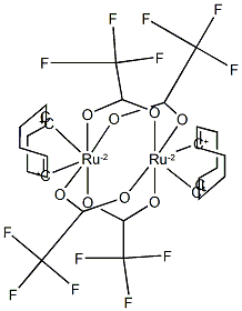 (1,5-环辛二烯基)双(三氟乙酸)钌(II)二聚体,93582-31-1,结构式