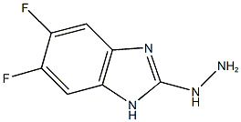 5,6-DIFLUORO-2-HYDRAZINO-1H-BENZIMIDAZOLE Structure