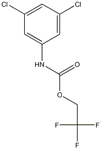 2,2,2-trifluoroethyl 3,5-dichlorophenylcarbamate Structure