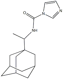 N-[1-(1-adamantyl)ethyl]-1H-imidazole-1-carboxamide Struktur
