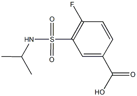 4-fluoro-3-[(isopropylamino)sulfonyl]benzoic acid