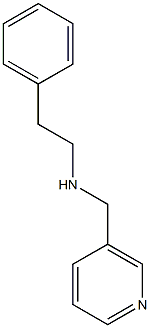 (2-phenylethyl)(pyridin-3-ylmethyl)amine Struktur