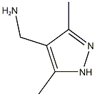 (3,5-dimethyl-1H-pyrazol-4-yl)methylamine Structure