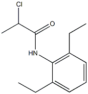 2-chloro-N-(2,6-diethylphenyl)propanamide Structure