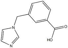 3-(1H-imidazol-1-ylmethyl)benzoic acid Structure