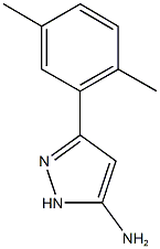 3-(2,5-dimethylphenyl)-1H-pyrazol-5-amine Structure
