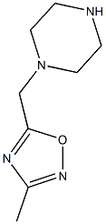  3-methyl-5-(piperazin-1-ylmethyl)-1,2,4-oxadiazole