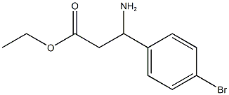 ethyl 3-amino-3-(4-bromophenyl)propanoate Structure