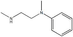 N-メチル-2-(メチルフェニルアミノ)エタンアミン 化学構造式