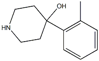 4-(2-methylphenyl)piperidin-4-ol 化学構造式