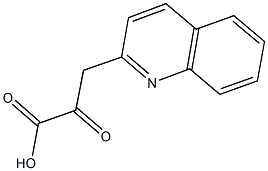 2-OXO-3-QUINOLIN-2-YLPROPANOIC ACID Structure