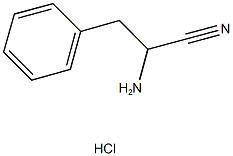 2-AMINO-3-PHENYLPROPANENITRILE HYDROCHLORIDE Structure