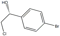 (1R)-1-(4-BROMOPHENYL)-2-CHLOROETHANOL Struktur