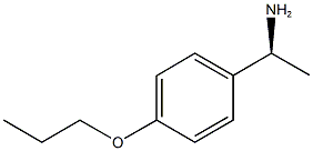 (1S)-1-(4-PROPOXYPHENYL)ETHANAMINE 结构式