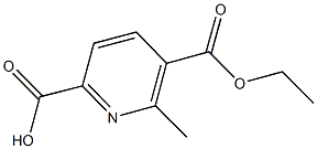 5-(ETHOXYCARBONYL)-6-METHYLPYRIDINE-2-CARBOXYLIC ACID Structure