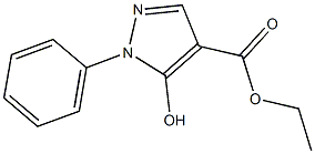 ethyl 5-hydroxy-1-phenyl-1H-pyrazole-4-carboxylate Structure