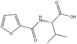 (2S)-2-(2-furoylamino)-3-methylbutanoic acid Struktur