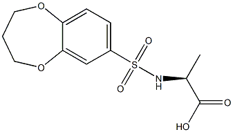 (2S)-2-[(3,4-dihydro-2H-1,5-benzodioxepin-7-ylsulfonyl)amino]propanoic acid