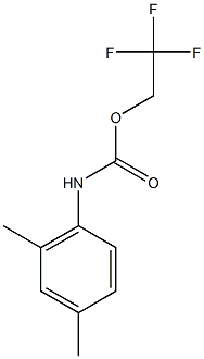 2,2,2-trifluoroethyl 2,4-dimethylphenylcarbamate Structure