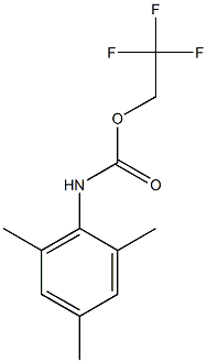 2,2,2-trifluoroethyl mesitylcarbamate Structure