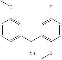 (5-fluoro-2-methoxyphenyl)(3-methoxyphenyl)methanamine