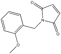 1-[(2-methoxyphenyl)methyl]-2,5-dihydro-1H-pyrrole-2,5-dione Struktur