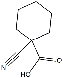 1-cyanocyclohexane-1-carboxylic acid Structure