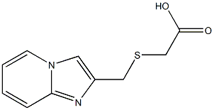 2-({imidazo[1,2-a]pyridin-2-ylmethyl}sulfanyl)acetic acid Structure