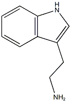 2-(1H-indol-3-yl)ethan-1-amine 结构式