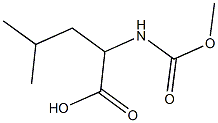 2-[(methoxycarbonyl)amino]-4-methylpentanoic acid