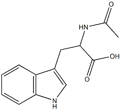 2-acetamido-3-(1H-indol-3-yl)propanoic acid Structure