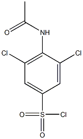 3,5-dichloro-4-acetamidobenzene-1-sulfonyl chloride Structure