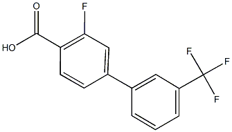 3-fluoro-3'-(trifluoromethyl)-1,1'-biphenyl-4-carboxylic acid Structure
