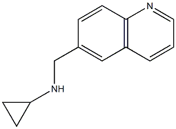 N-(quinolin-6-ylmethyl)cyclopropanamine Structure