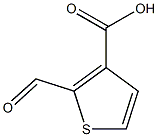 2-formylthiophene-3-carboxylic acid Structure