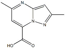 2,5-dimethylpyrazolo[1,5-a]pyrimidine-7-carboxylic acid Structure