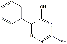 6-Phenyl-3-thioxo-2,3-dihydro-1,2,4-triazine-5(4H)-one Structure