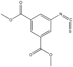 1,3-benzenedicarboxylic acid, 5-isothiocyanato-, dimethyl Struktur