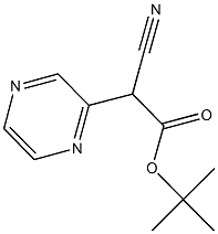 TERT-BUTYL CYANO(PYRAZIN-2-YL)ACETATE Structure