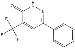 6-PHENYL-4-(TRIFLUOROMETHYL)PYRIDAZIN-3(2H)-ONE Struktur
