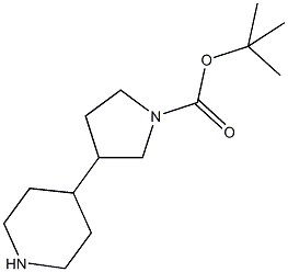 929974-10-7 TERT-BUTYL 3-PIPERIDIN-4-YLPYRROLIDINE-1-CARBOXYLATE