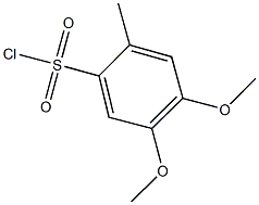 4,5-DIMETHOXY-2-METHYLBENZENESULFONYL CHLORIDE Struktur
