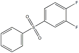 1,2-DIFLUORO-4-PHENYLSULFONYLBENZENE Structure