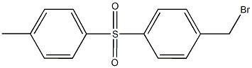 1-(bromomethyl)-4-[(4-methylphenyl)sulfonyl]benzene Structure