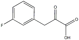 3-(3-fluorophenyl)-2-oxopropanoic acid Structure