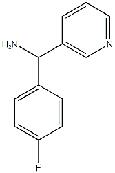 (4-fluorophenyl)(pyridin-3-yl)methanamine Struktur