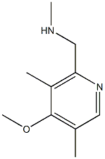 [(4-methoxy-3,5-dimethylpyridin-2-yl)methyl](methyl)amine Structure