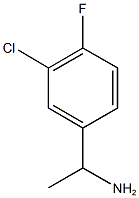 1-(3-chloro-4-fluorophenyl)ethan-1-amine Structure