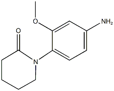 1-(4-amino-2-methoxyphenyl)piperidin-2-one Structure